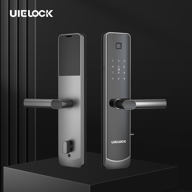 M04 Smart Door Lock Aluminum Fingerprint ພາຍໃນມືຈັບດິຈິຕອນ