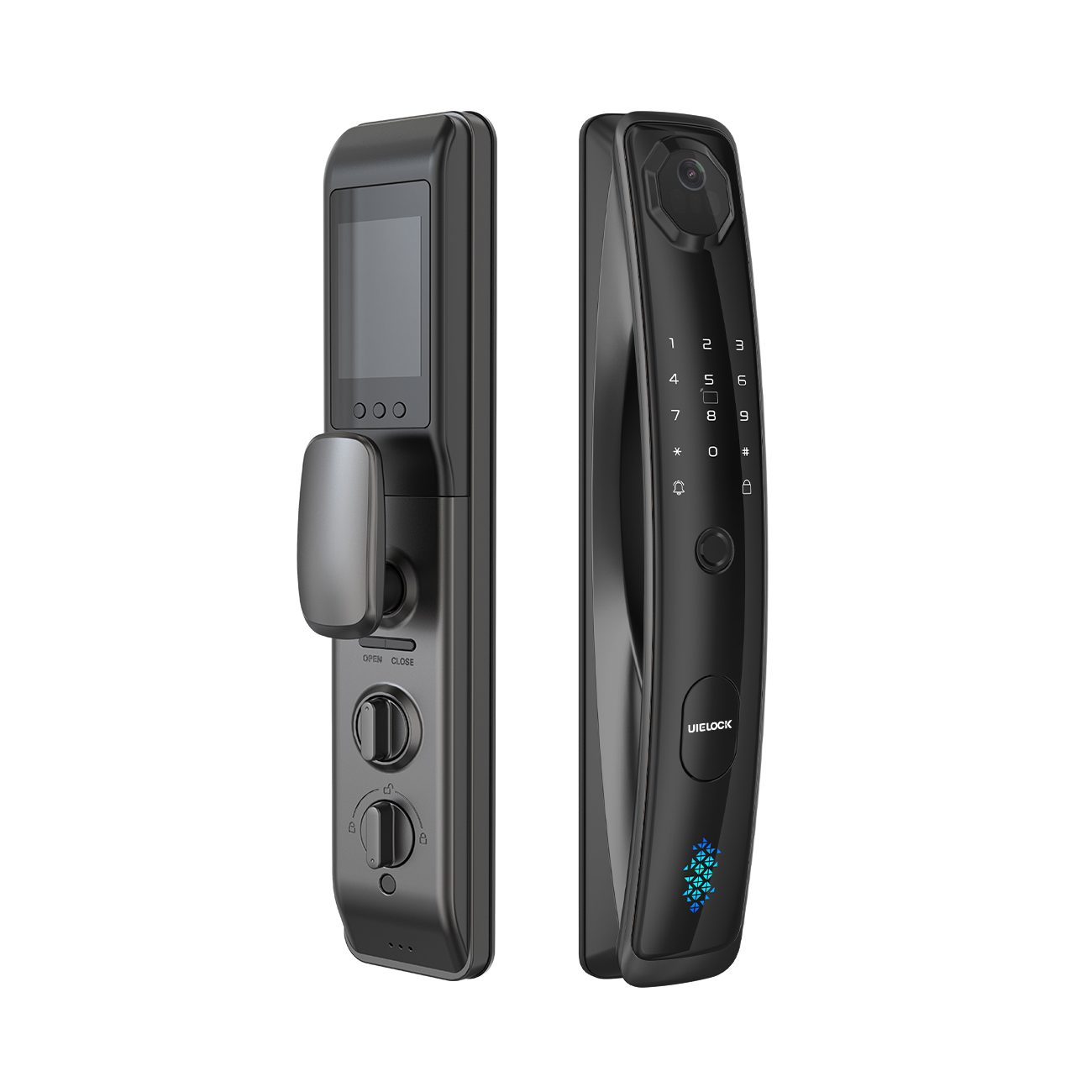 UIELOCK QA60 Plus Smart Lock із венами долоні та 3D-розпізнаванням обличчя