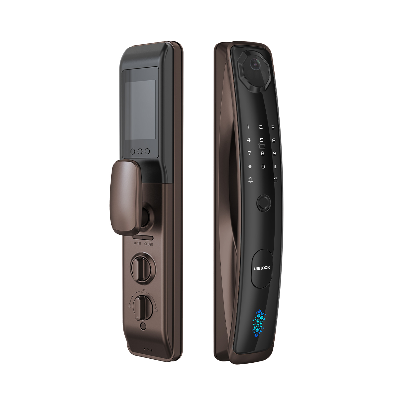 UIELOCK QA60 Plus Smart Lock із венами долоні та 3D-розпізнаванням обличчя