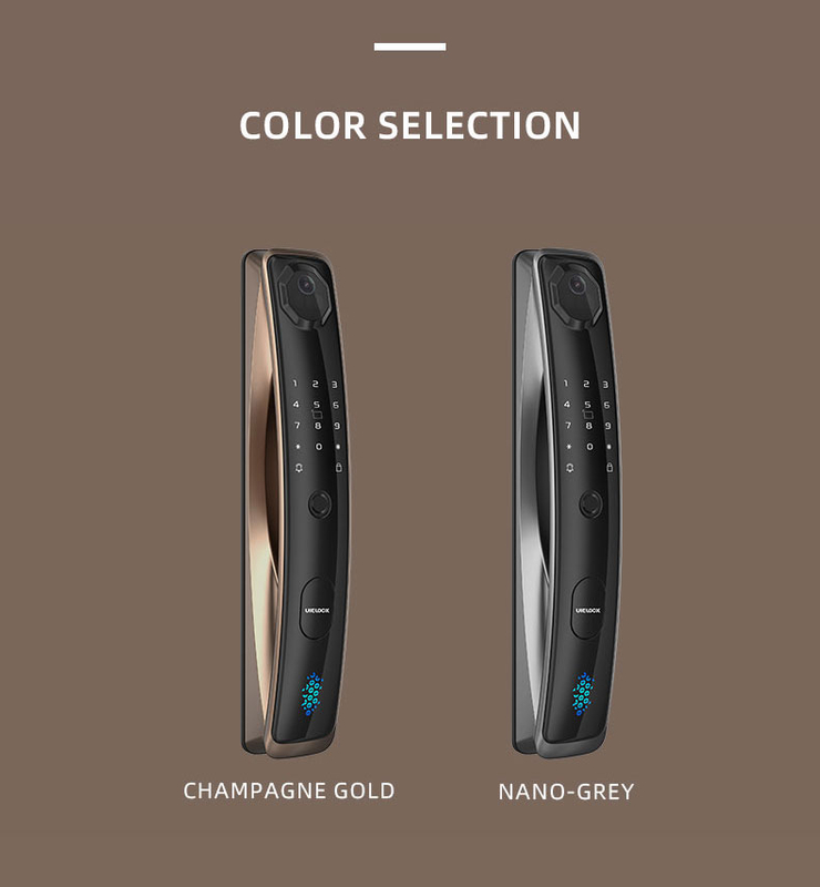 UIELOCK QA60 Plus Smart Lock із венами долоні та 3D-розпізнаванням обличчя